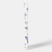 ヴィンテージパープルフラワーフローラグリーン葉ズボホ Case-Mate iPhoneケース (裏面 / 左)