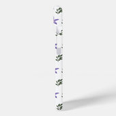 ヴィンテージパープルフラワーフローラグリーン葉ズボホ Case-Mate iPhoneケース (裏面 / 左)