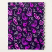 ヴィンテージパープルペイズリー プランナー手帳 (裏面)