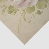 ヴィンテージパープルホワイトローズ 薄葉紙 (詳細)