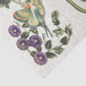 ヴィンテージパープルボウ妖精のガーデンパッションフラワー 薄葉紙 (詳細)