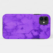 ヴィンテージパープル割れ壁の背景グラフィック Case-Mate iPhoneケース (裏面(横))