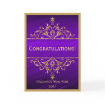 ヴィンテージパープル金ゴールド卒業