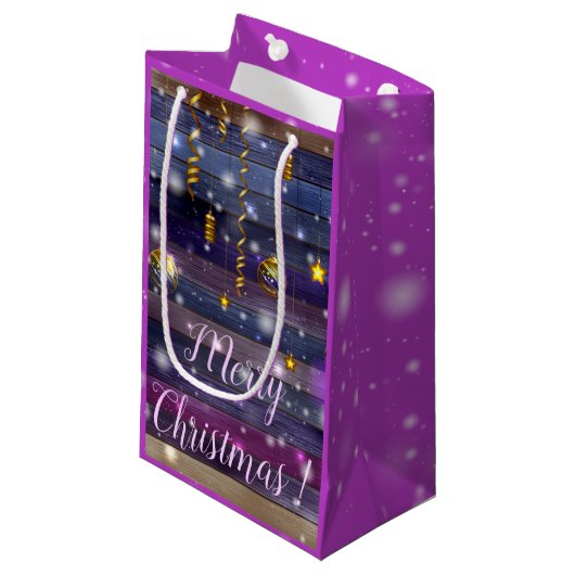 ヴィンテージパープル スモールペーパーバッグ (正面アングル)