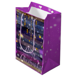 ヴィンテージパープル ミディアムペーパーバッグ