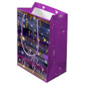 ヴィンテージパープル ミディアムペーパーバッグ (裏面アングル)