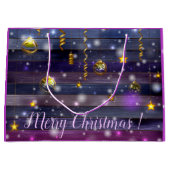 ヴィンテージパープル ラージペーパーバッグ (正面)