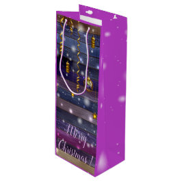 ヴィンテージパープル ワインギフトバッグ