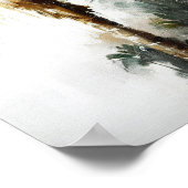 ヴィンテージパームの木、熱帯壁アートポスター ポスター (角)