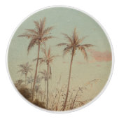 ヴィンテージパームツリーズピサロアート セラミックノブ (正面)