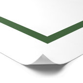 ヴィンテージパームツリートロピカルエレガント ポスター (角)