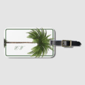 ヴィンテージパームツリートロピカルモエレガントングラム ラゲッジタグ (正面横)