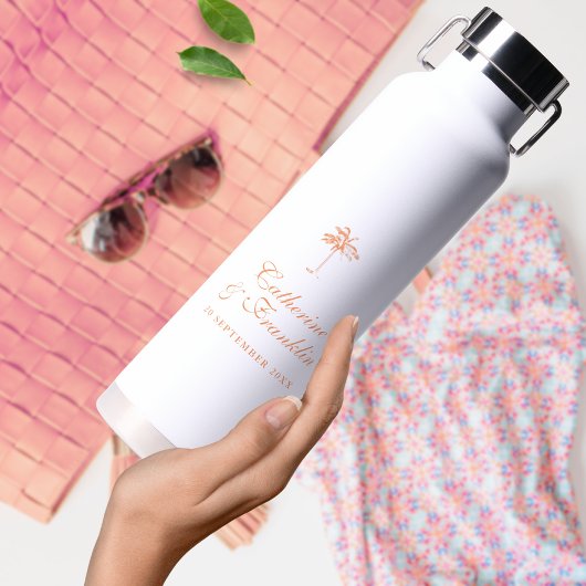 ヴィンテージパームツリートロピカル ウォーターボトル