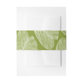 ヴィンテージパームデスティネーションビーチ結婚式ベリーバンド 招待状ベリーバンド