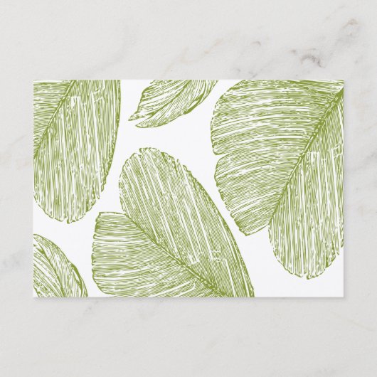 ヴィンテージパームデスティネーションビーチ結婚式披露宴 エンクロージャーカード (裏面)