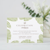 ヴィンテージパームデスティネーションビーチ結婚式披露宴 エンクロージャーカード (スタンド正面)