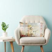 ヴィンテージパーム春腰枕 ランバークッション (椅子)