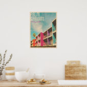 ヴィンテージパーム春 ポスター (キッチン)