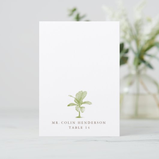 ヴィンテージパーム デスティネーション ビーチ プレイス カード (スタンド正面)