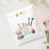 ヴィンテージパールスワンダーランドベビーシャワーパーティー フェイバーバッグ (封をした状態)