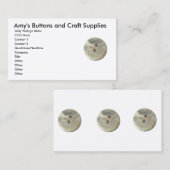 ヴィンテージパールボタン 名刺 (正面/裏面)