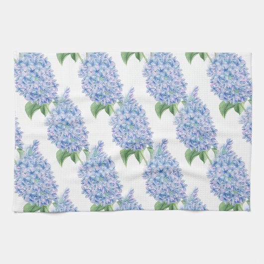 ヴィンテージヒアシンス キッチンタオル (横)