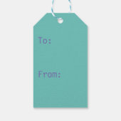 ヴィンテージヒックイースターギフトラベル ギフトタグ (裏面)