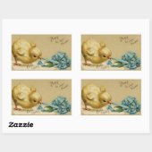 ヴィンテージヒック 長方形シール (シート)