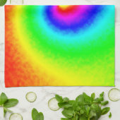 ヴィンテージヒッパイボホ絞り染めトワサイケデリックリル キッチンタオル (折り畳み)