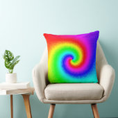 ヴィンテージヒッパイボホ絞り染めトワサイケデリックリル クッション (椅子)