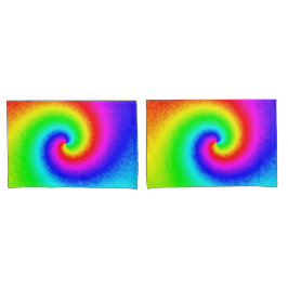 ヴィンテージヒッパイボホ絞り染めトワサイケデリックリル 枕カバー