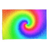 ヴィンテージヒッパイボホ絞り染めトワサイケデリックリル 枕カバー (正面右)