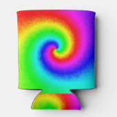 ヴィンテージヒッパイボホ絞り染めトワサイケデリックリル 缶クーラー (裏面)