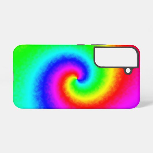 ヴィンテージヒッパイボホ絞り染めトワサイケデリックリル SAMSUNG GALAXYケース (裏面横)