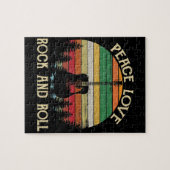 ヴィンテージヒッパイヴァンフラワーバスピースラブ ジグソーパズル (横)