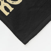 ヴィンテージヒッパイヴァンフラワーバスピースラブ フリースブランケット (角)