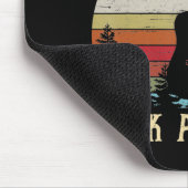 ヴィンテージヒッパイヴァンフラワーバスピースラブ マウスパッド (コーナー)