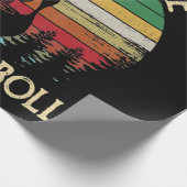 ヴィンテージヒッパイヴァンフラワーバスピースラブ ラッピングペーパー (角)