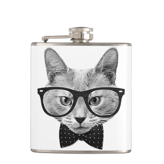 ヴィンテージヒップキャット フラスク (正面)