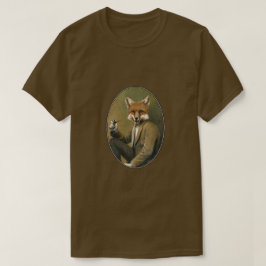 ヴィンテージヒップスターキツネTシャツ Tシャツ