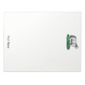 ヴィンテージヒツエウファームアニマルズスケッチC ノートパッド (正面)