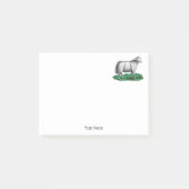 ヴィンテージヒツエウファームアニマルズスケッチC ポストイット (正面)