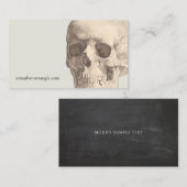 ヴィンテージヒトスカルハロウィーン 名刺 (正面/裏面)