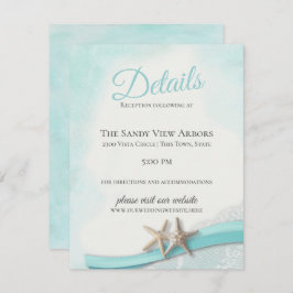 ヴィンテージヒトデとレースの詳細と情報 招待状