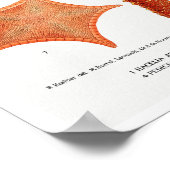 ヴィンテージヒトデイラストレーションポスター ポスター (角)