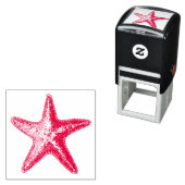 ヴィンテージヒトデ海洋生物ゴム印 セルフインキングスタンプ (インサイチュ)