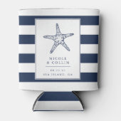 ヴィンテージヒトデ結婚式の引き出物 缶クーラー (正面)