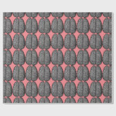 ヴィンテージヒト脳イラストレーション ラッピングペーパー (フラット)