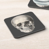 ヴィンテージヒト解剖学スカル、ハロウィーン骨格 コースター (左側)
