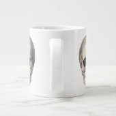 ヴィンテージヒト解剖学スカル、ハロウィーン骨格 ジャンボコーヒーマグカップ (裏面)